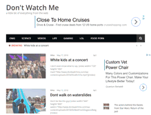 Tablet Screenshot of dontwatchme.com